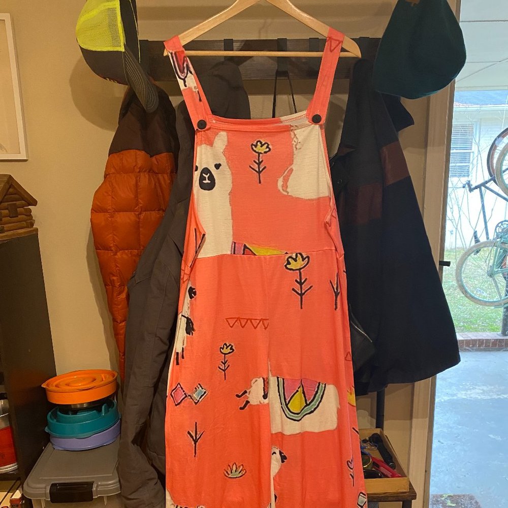 Hot Pink Llama Jumpsuit